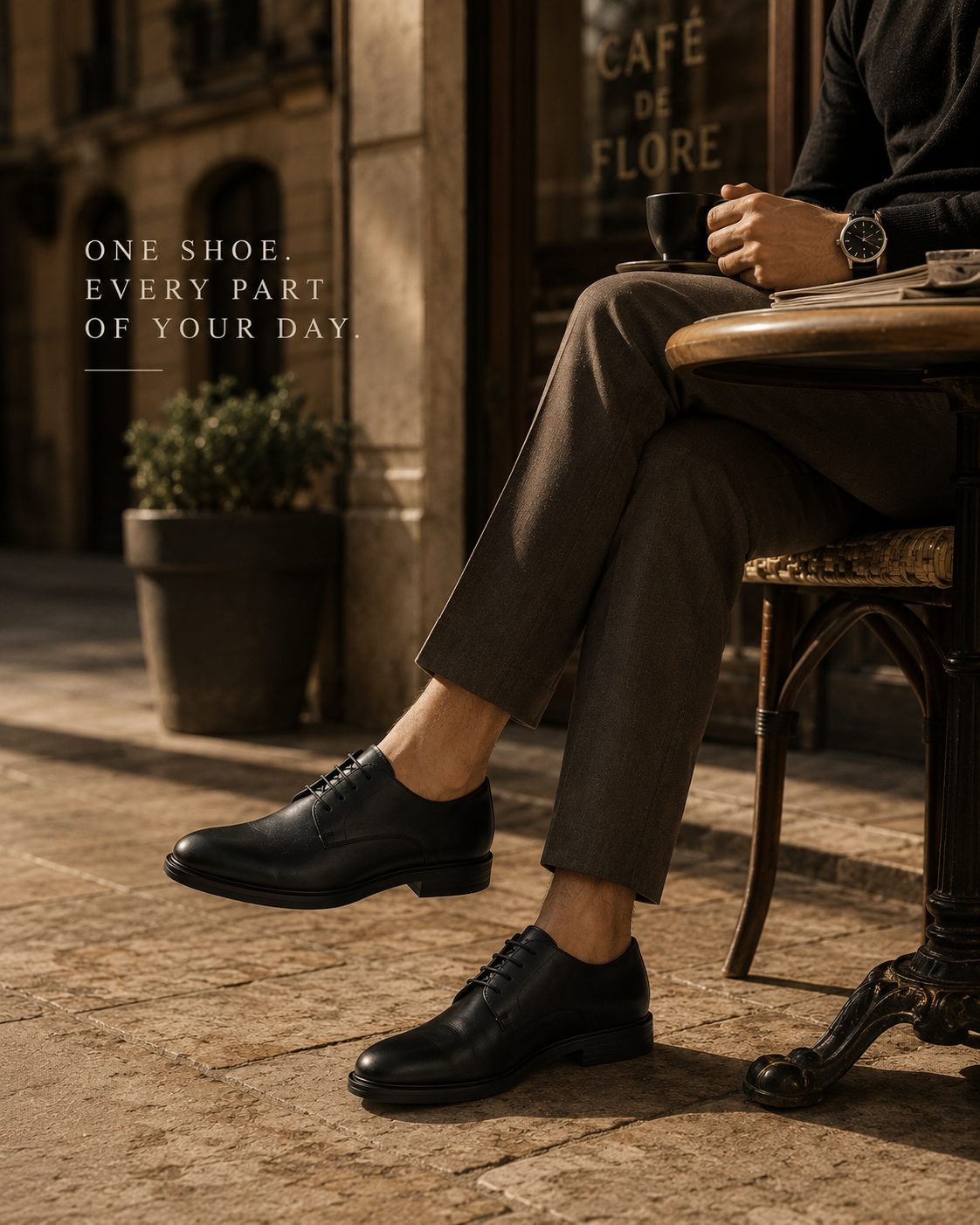 Harland Regent Derby Shoes – Leather