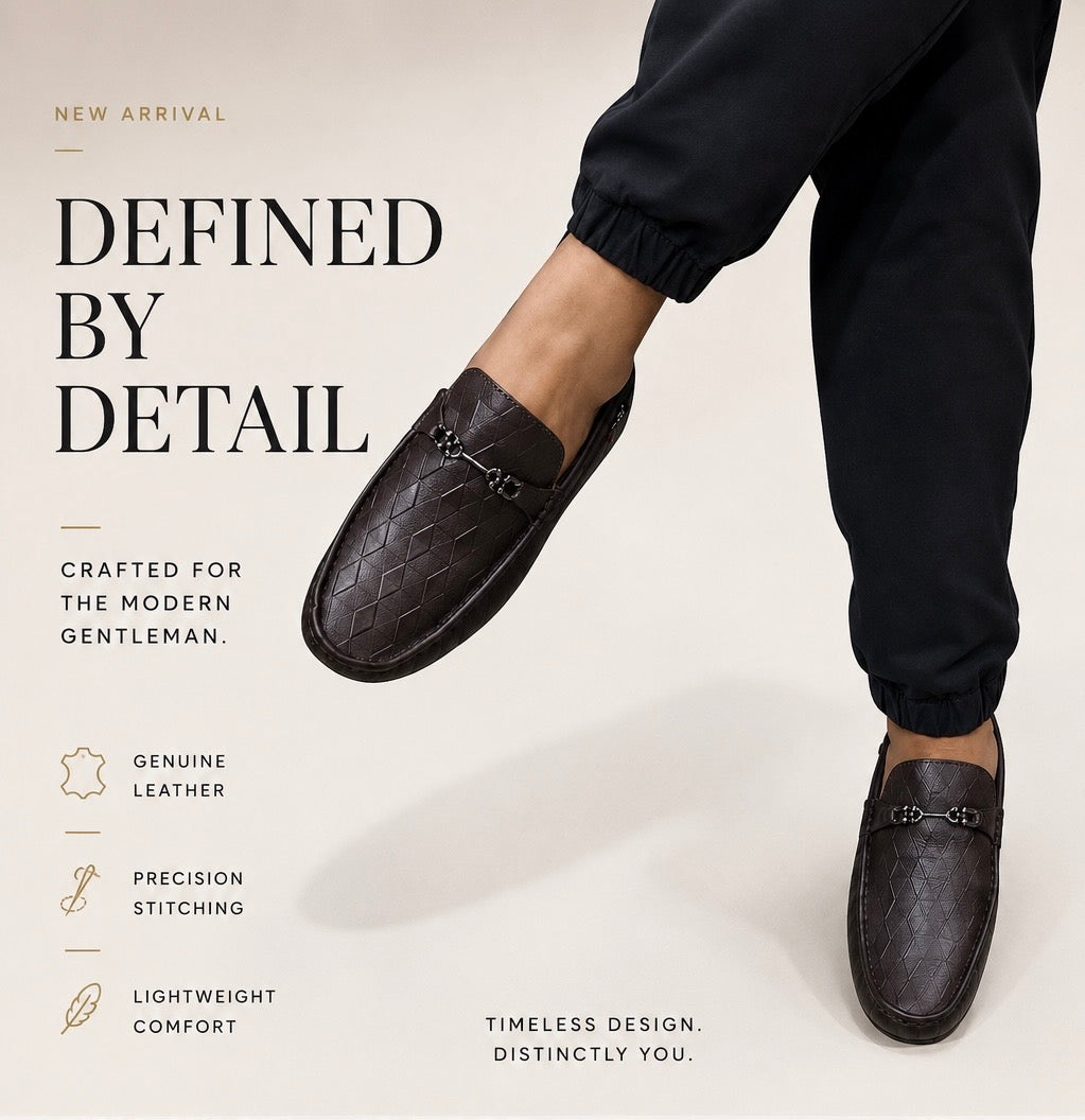 Harland Monaco Driver Moccasins – Dark Brown Leather